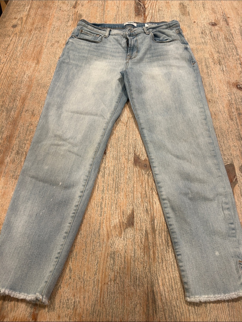 Kensie Light Blue Straight-Leg Women's Jeans
